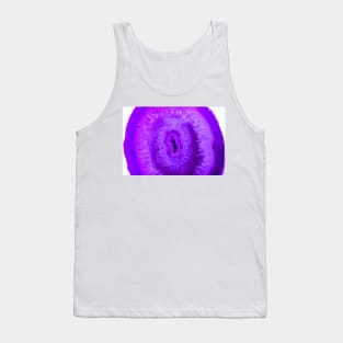 AGATE ULTRA VIOLET PURPLE NATURAL GEMSTONE Tank Top